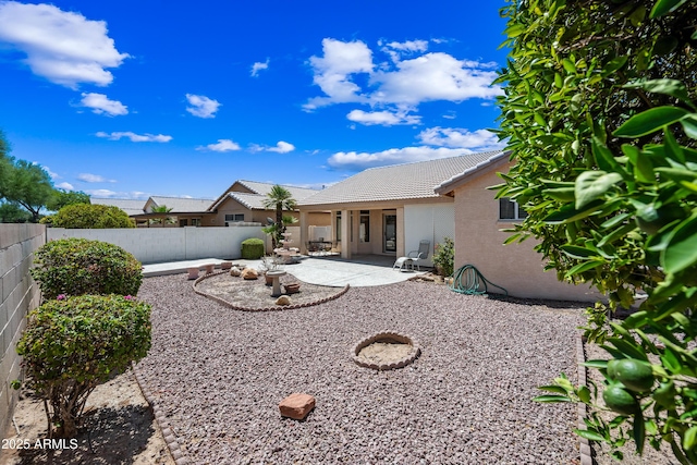15194 W Vale Dr, Goodyear, AZ 85395 - fenced backyard featuring a patio