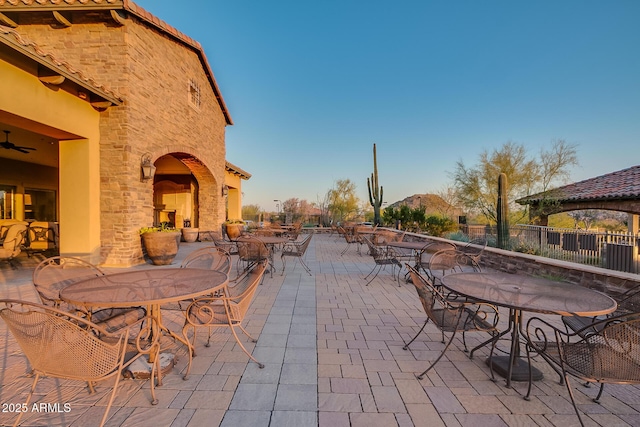 view of patio