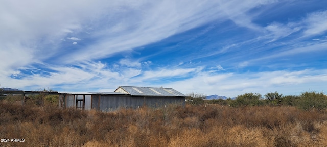 view of outdoor structure