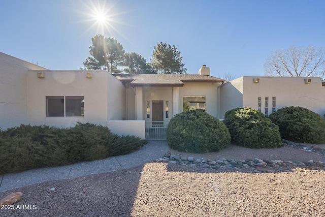 view of southwest-style home