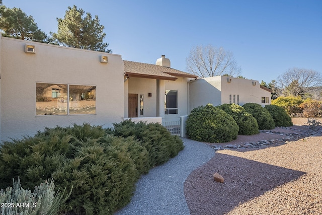 view of adobe home