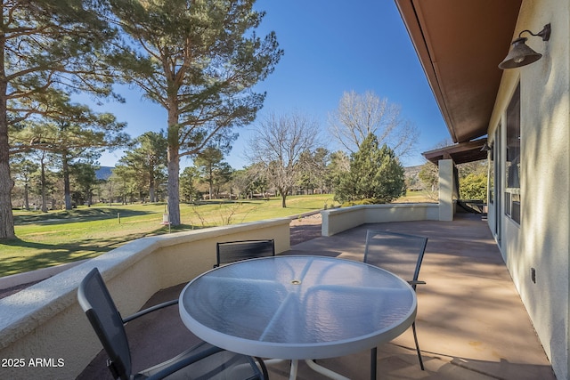 view of patio