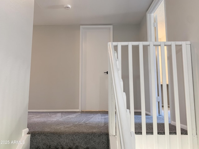 2155 W Farmdale Ave Unit 8, Mesa, AZ 85202 - stairs with carpet floors and baseboards