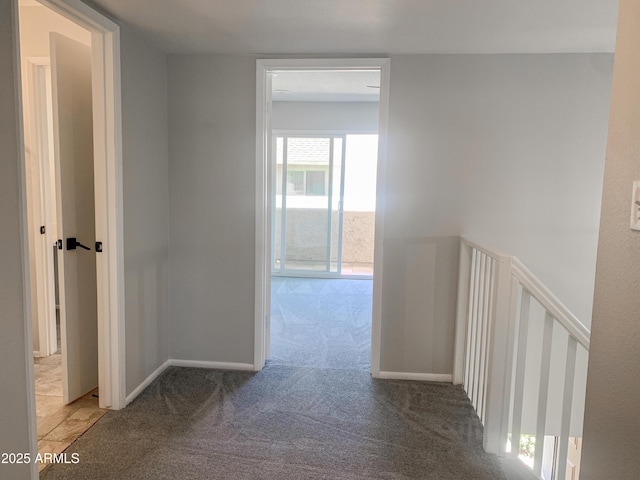 2155 W Farmdale Ave Unit 8, Mesa, AZ 85202 - hallway with carpet floors and baseboards