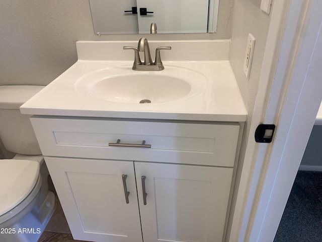2155 W Farmdale Ave Unit 8, Mesa, AZ 85202 - bathroom with toilet and vanity