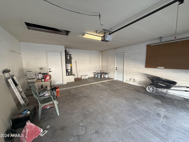 2429 E Alameda Dr, Tempe, AZ 85282 - garage featuring water heater and a garage door opener