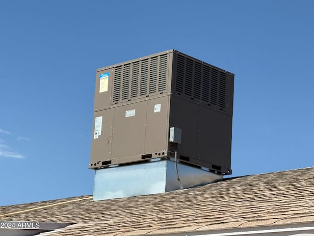 exterior details with central air condition unit