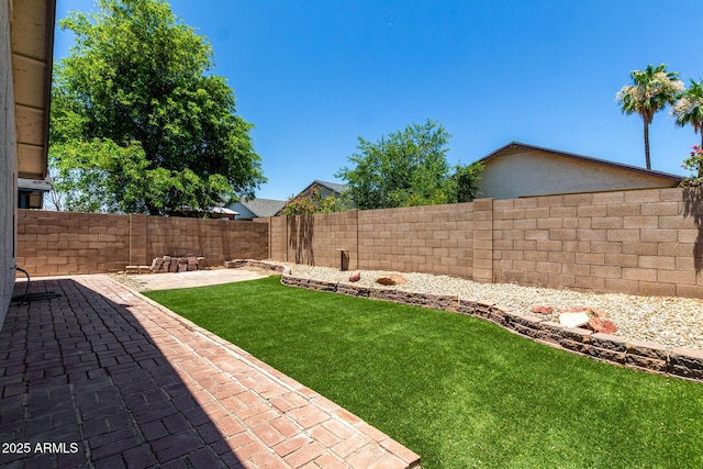 8720 W Willowbrook Dr, Peoria, AZ 85382 - fenced backyard featuring a patio