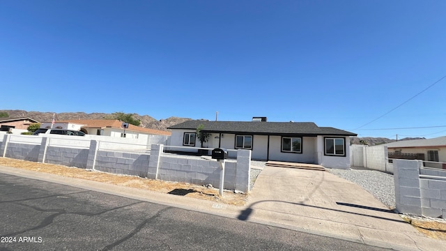 view of ranch-style home