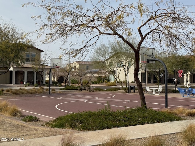 view of sport court