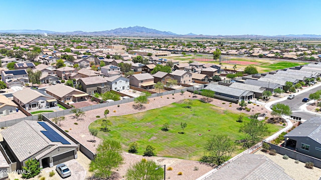 1384 S 222nd Ln, Buckeye, AZ 85326 - aerial perspective of suburban area featuring mountains