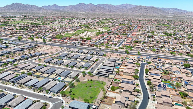 1384 S 222nd Ln, Buckeye, AZ 85326 - aerial view of property and surrounding area with mountains