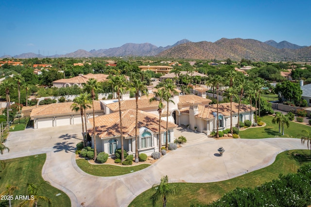 10754 E Laurel Ln, Scottsdale, AZ 85259 - aerial perspective of suburban area with mountains