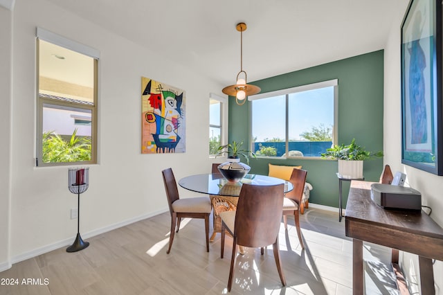 view of dining room