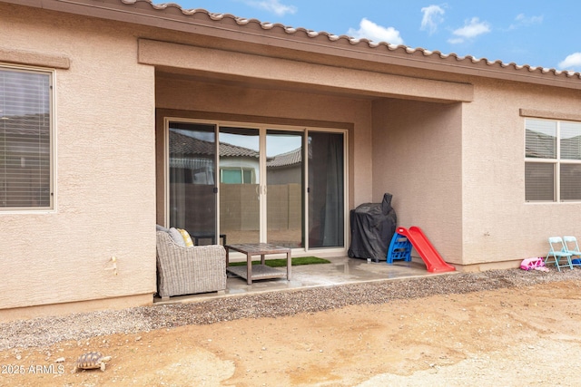 2968 E Tundra Ln, San Tan Valley, AZ 85143 - view of exterior entry featuring stucco siding