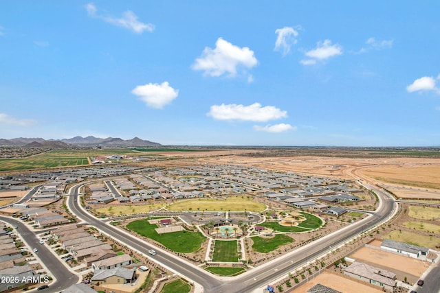 2968 E Tundra Ln, San Tan Valley, AZ 85143 - aerial view with a residential view and a mountain view