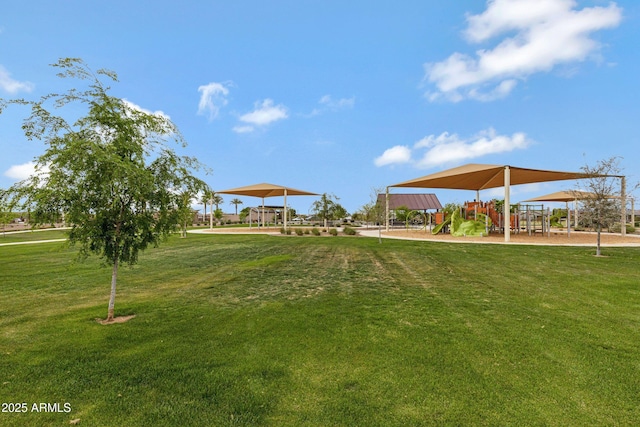 2968 E Tundra Ln, San Tan Valley, AZ 85143 - view of community with a lawn and playground community