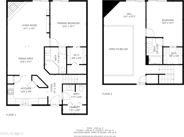 16616 E Palisades Blvd Unit 109, Fountain Hills, AZ 85268 - floor plan / room layout