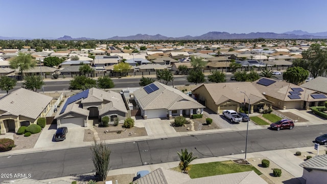 7832 E Osage Ave, Mesa, AZ 85212 - drone / aerial view with a residential view and a mountain view