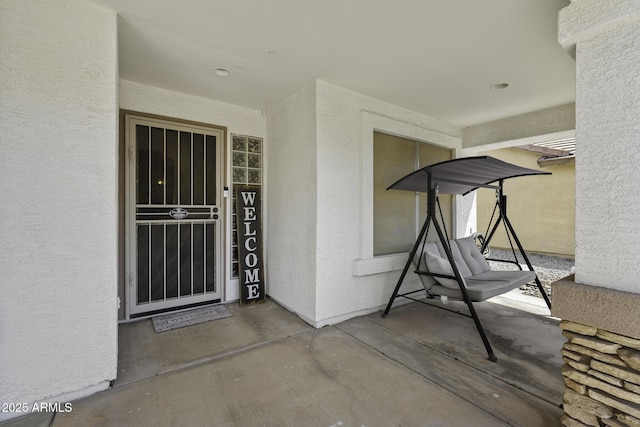 7832 E Osage Ave, Mesa, AZ 85212 - property entrance with stucco siding