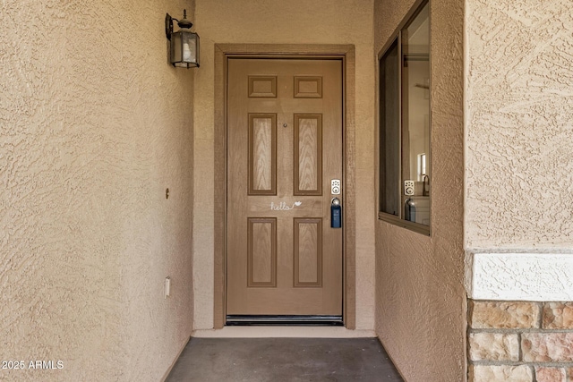 view of property entrance