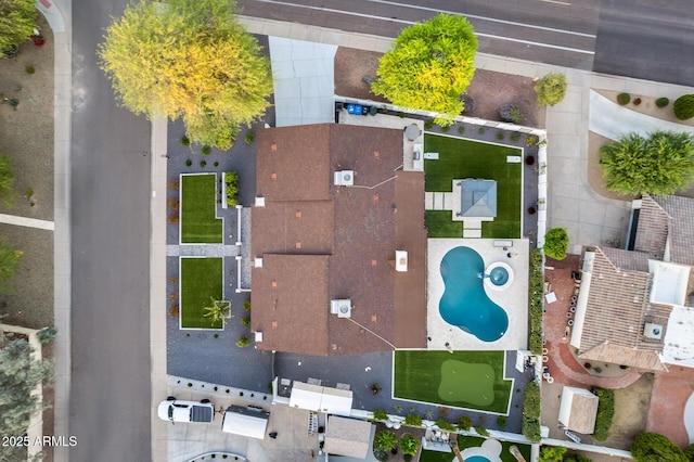 drone / aerial view