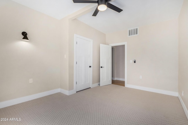 1921 E Yale St, Phoenix, AZ 85006 - unfurnished bedroom featuring light carpet and ceiling fan