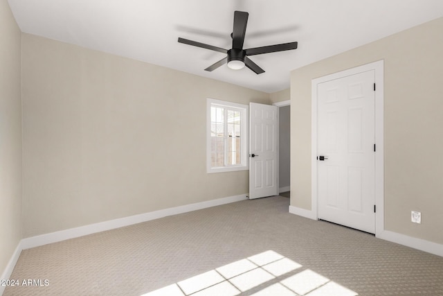 1921 E Yale St, Phoenix, AZ 85006 - unfurnished bedroom with carpet floors and ceiling fan