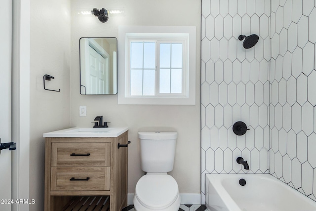 1921 E Yale St, Phoenix, AZ 85006 - bathroom with vanity and bathtub / shower combination