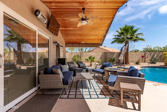 24813 N 55th Dr, Glendale, AZ 85310 - fenced backyard with a patio and an outdoor living space
