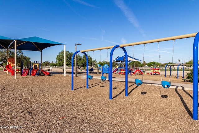 view of communal playground