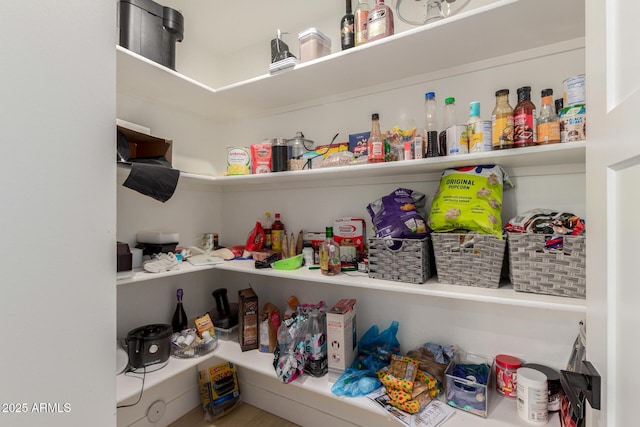 view of pantry