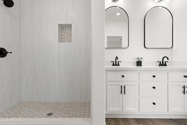 1222 S 365th Ave, Tonopah, AZ 85354 - full bathroom with double vanity and a tile shower