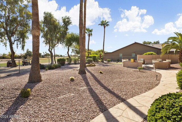 3507 N Snead Dr, Goodyear, AZ 85395 - view of yard featuring outdoor lounge area