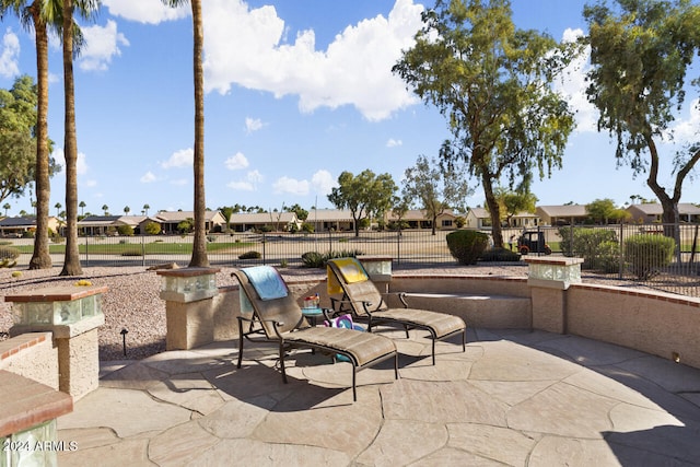 3507 N Snead Dr, Goodyear, AZ 85395 - view of patio / terrace with a residential view