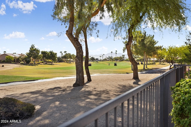 3507 N Snead Dr, Goodyear, AZ 85395 - view of yard featuring view of golf course and a mountain view