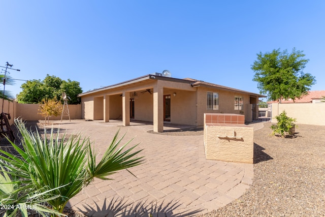 exterior space featuring a patio