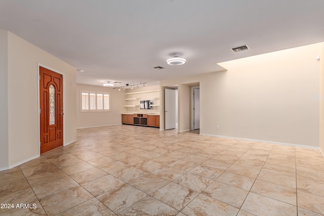 view of unfurnished living room