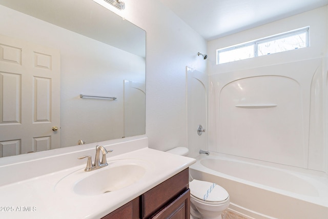 35005 N 30th Dr, Phoenix, AZ 85086 - bathroom featuring bathtub / shower combination, toilet, and vanity