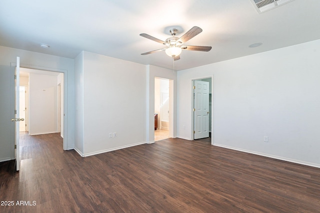 35005 N 30th Dr, Phoenix, AZ 85086 - unfurnished bedroom with visible vents, dark wood-type flooring, and baseboards