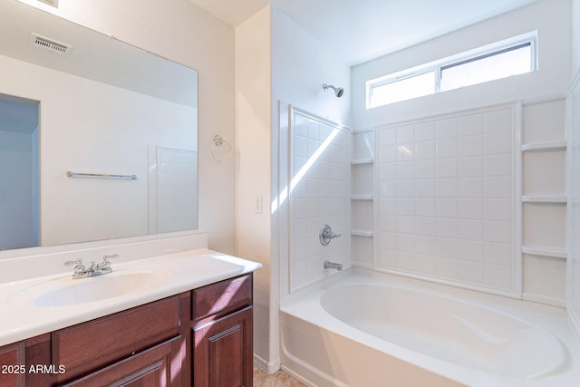 35005 N 30th Dr, Phoenix, AZ 85086 - full bath featuring visible vents, vanity, and  shower combination