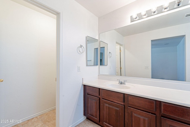 35005 N 30th Dr, Phoenix, AZ 85086 - bathroom featuring visible vents, baseboards, and vanity