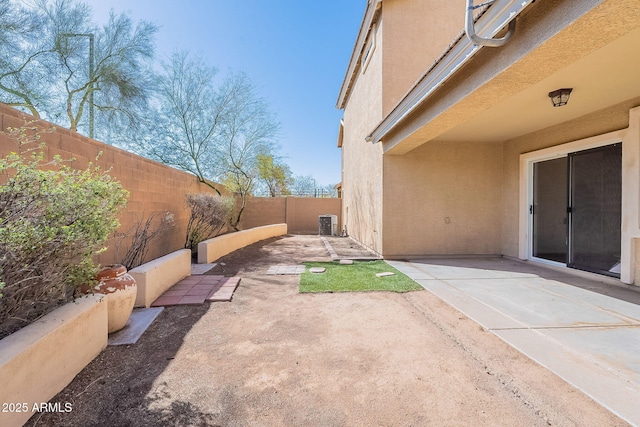35005 N 30th Dr, Phoenix, AZ 85086 - view of patio with central air condition unit and a fenced backyard