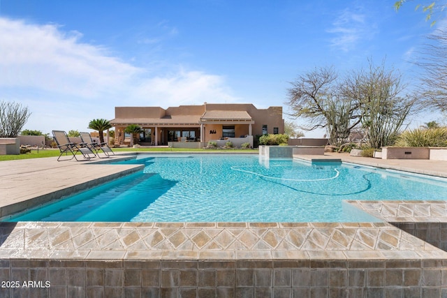 20910 W Cattle Iron Dr, Wickenburg, AZ 85390 - outdoor pool with a patio area