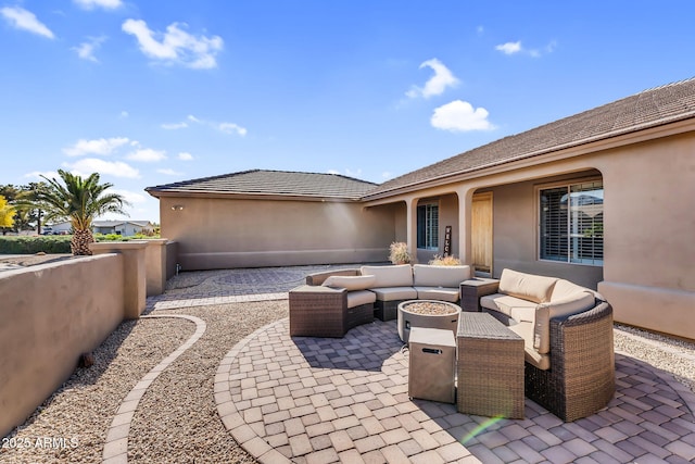 18822 E Flintlock Dr, Queen Creek, AZ 85142 - view of patio featuring an outdoor hangout area