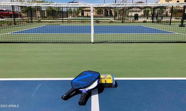 view of sport court