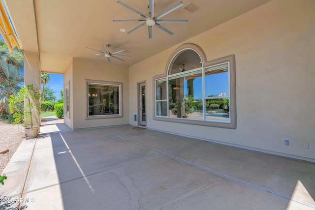 1940 N Stevens Cir, Mesa, AZ 85205 - view of patio featuring ceiling fan
