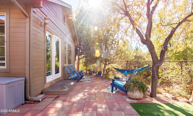 view of patio