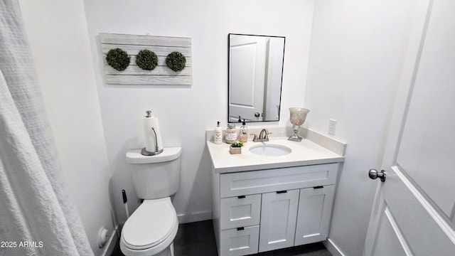 3128 E Desert Cove Ave, Phoenix, AZ 85028 - bathroom with vanity and toilet