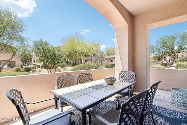 view of patio / terrace featuring outdoor dining area